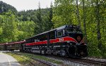 WPYR 3003 returning to Skagway with a "down" train